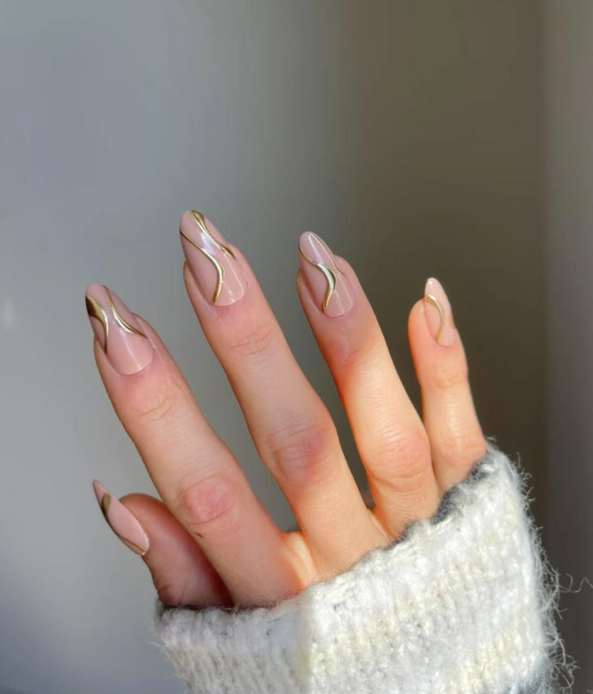 Natural Gel With Chrome